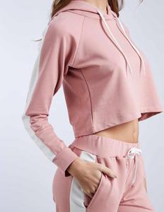 Survêtements de sport pour femmes personnalisés, avec cordon de serrage, couleur unie, grande poche, pour activités de plein air - Product Image 5