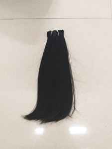 Mèches indiennes naturelles vierges — meetu, cheveux bruts non traités, Extension de cheveux d'origine indienne, racines foncées, cuticules - Product Image 4