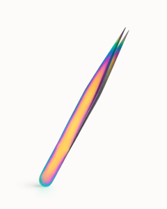 Angled Stainless Steel Lash Tweezers 90 Degree Pointed Fiber Free Eyelash Application Eyebrow Shaping Beauty <b>Tool</b> Eco-Friendly - Product Image 6