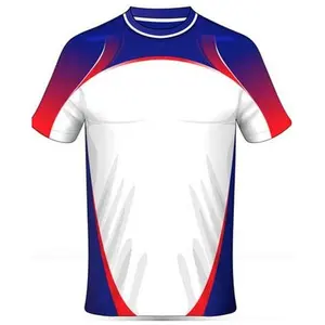 Dual Color Design Soccer Fan Shirts High Quality Cheap Price Soccer T-Shirts Short Sleeve