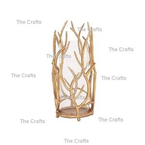 Three Arms <b>Glass</b> and Iron Black Handmade Customizable High Quality <b>Candle</b> <b>Holder</b> for Weddings and Home Use - Product Image 2