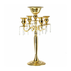 Candelabro Decorativo de 5 Brazos para el Hogar, Color Negro, Diseño Moderno, Portavelas para Decoración de Mesa, Hecho a Mano al por Mayor - Product Image 3