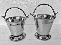 Veweking — seau de service en acier inoxydable, pour boucler/d-sabji, seau de service