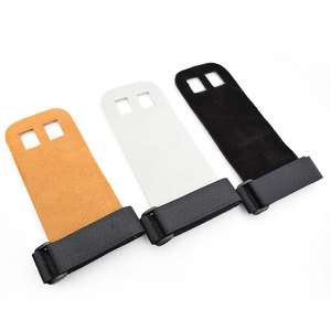 Empuñaduras de cuero para gimnasia personalizadas, protectores de Palma de cuero, para levantamiento de pesas - Product Image 1