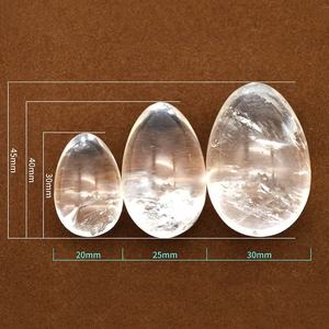 Glas Yoni Ei Kristall Heilung Ei Glas Vergnügen Anal Plug Festziehen Vagina Ball Adult Sexspielzeug Frauen Kegel Übung - Product Image 5