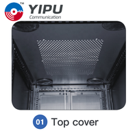 Dapat Disesuaikan 42u 800X1000 Jaringan Cold Rolled Rak Server 19 Inci Data Entry Dapat Diatur Vertical-Mount Lantai Kabinet