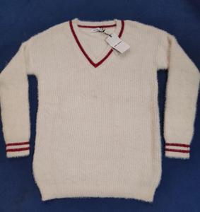 Suéteres de Oficina de Manga Larga para Mujer, Marcas Originales, Suéteres Casuales con Cuello en V para Chicas, Lote de Stock de Bangladesh - Product Image 1