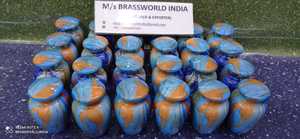 MINI souvenir gravé à la main, urne de crémation, fournitures funérailles, brasworld inde - Product Image 6