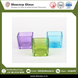 Luxury Wedding Decor And Home Decorative Square Glass Votive From India At Wholesale Price - Product Image 4