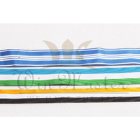 Vente en gros 20mm ruban de satin emballage cadeau ruban de couleur unie