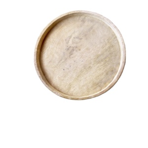 Round Wood <b>Tray</b> mango wood <b>circle</b> - Product Image 1