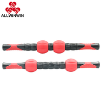 ALLWINWIN MSK64 Bâton de massage - Rouleau de massage musculaire à boule détachable pour les jambes