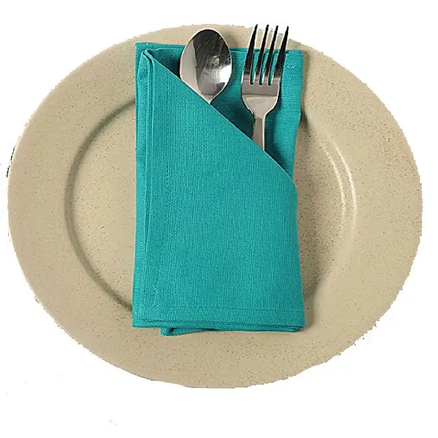 Serviettes de table en lin 100% coton, napperons, napperons, linge de table