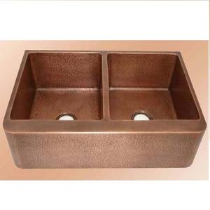 จำนวนมากของอ่างล้างจานทองแดงตอกจากอินเดีย - Product Image 1