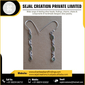 Wholesale 925 <b>Silver</b> Earrings Wholesale 925 Sterling <b>Silver</b> Earring Gemstone Earring Manufacture From India - Product Image 6