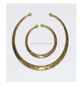 Indian Brass <b>Choker</b> Necklaces Metal Jewellery Necklaces Jewelry Fashion Jewelry Metal <b>Choker</b> Antique Necklace Set - Product Image 1
