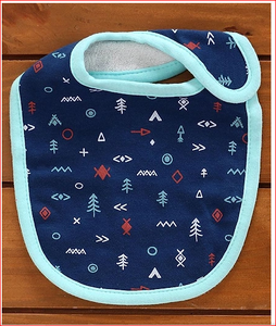 Baberos de algodón orgánico para bebé, Bandana de algodón orgánico 100% de rayón de bambú con estampado Digital - Product Image 2