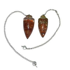 Achat en ligne de Cornaline sculptée Orgone Balle Pendule Agate Pierre Précieuse Gravée à Vendre - Product Image 1