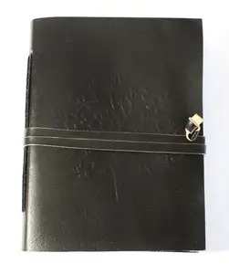 Journal en cuir fait main 2024 meilleure vente A5 journal en cuir couverture souple cahier à couverture rigide planificateur pour enfants étudiant