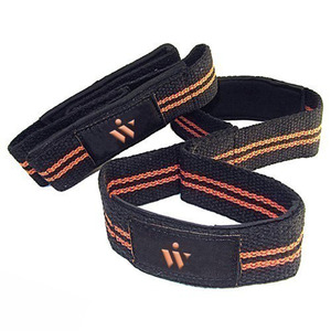 Logo personnalisé Figure 8 Sangles de poignet d'haltérophilie pour le fitness - Product Image 2