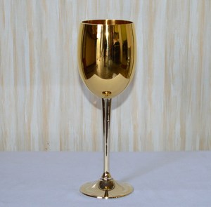 Vantage Gobelet de champagne en laiton de conception campagnarde de luxe moderne fini brillant pour l'usage de barre - Product Image 4