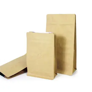 Take Away Food Packaging Brown craft Paper Bag