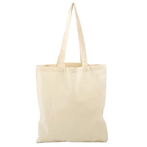 Custom cheap eco natural logo printed cloth bag cotton canvas shopping bag