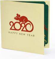 Invitación de tarjeta emergente 3D personalizada de alta calidad, la mejor opción para celebraciones de Año Nuevo, decoraciones de cumpleaños, Material de papel OEM ODM