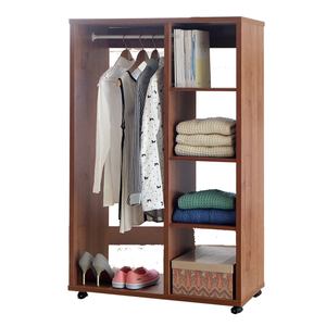 Nordic style bedroom wooden closet - Product Image 1