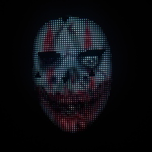 <span class=keywords><strong>Maschera</strong></span> Luminosa Programmabile tramite APP con Display LED, Ultima Decorazione di Halloween, Maschere da Festa Clown, Fantasma, <span class=keywords><strong>Scheletro</strong></span> - Product Image 4
