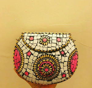 Sacs à main et pochettes en nacre de petite taille, faits à la main, multicolores, pour filles, au meilleur prix. - Product Image 2