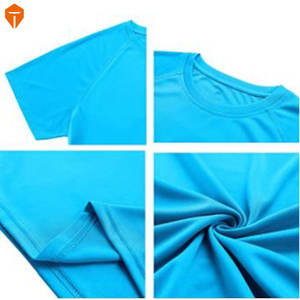 Camiseta deportiva de manga corta para hombre, Camiseta holgada europea y americana con dobladillo curvo, top transpirable para correr - Product Image 3