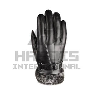 ถุงมือหนังแฟชั่นแท้กันน้ำสำหรับฤดูหนาวถุงมือดีไซน์แฟชั่นราคาถูก - Product Image 2