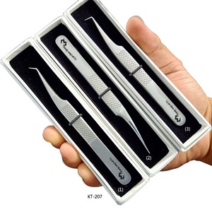 Caja de embalaje de pinzas para extensión de pestañas, juego de pinzas para pestañas con etiqueta privada, 1 unidad - Product Image 3