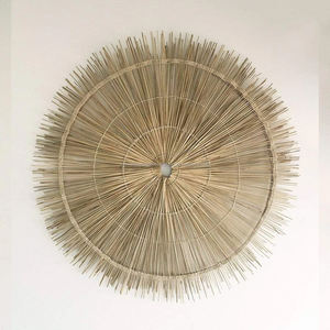 Décoration murale en herbe de mer tissée pour la maison, fabriquée au Vietnam - Product Image 1