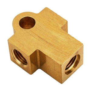 Tùy chỉnh kim loại Brass thép phanh dòng phụ kiện Thạc sĩ xi lanh TEE nhiên liệu dòng Flare khuỷu tay đảo ngược Bộ chuyển đổi kết nối Reducer Union - Product Image 3