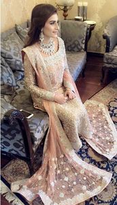 Vestido WALIMA indio/paquistaní, embellecedor, DABKA, ZARI, trabajo para boda, novedad de 2022 - Product Image 2