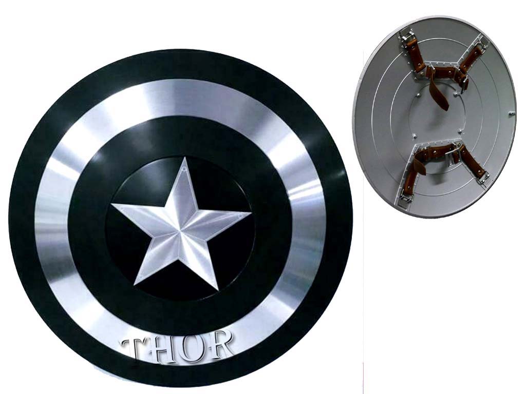 中世のキャプテンアメリカシールドコスプレ小道具〜24インチ
