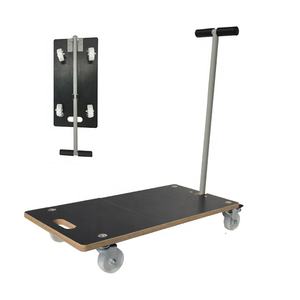 551lbs Square Wooden Mover <span class=keywords><strong>Dolly</strong></span> 250kg Plate <span class=keywords><strong>Dolly</strong></span> para mover muebles 250kg Rodillo de madera contrachapada <span class=keywords><strong>Dolly</strong></span> Personalizable Soporte OEM - Product Image 2