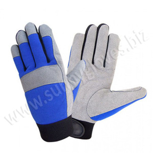 Heavy duty custom logo men mechanic gloves - Product Image 3