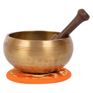 Bol de chant tibétain naturel avec coussin maillet, pour faire du son, guérison, méditation, vibration - Product Image 3