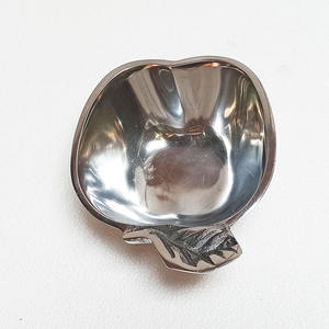 ชามโลหะสำหรับตกแต่งร้านอาหารและโรงแรมแบรนด์ชั้นนำสีเงินแบบพรีเมี่ยมอุปกรณ์ในห้องครัวทำด้วยมือ - Product Image 4