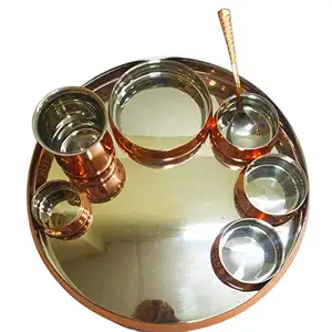 כלי שולחן מלך בינלאומי אוכל הודו מוצא אתני ארוחת ערב צלחת עבור הודי מנות סט מים כוסות קערות הטוב ביותר