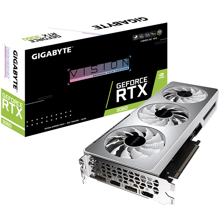 GIGABYTE GeForce RTX 3060 12GB OC Graphics Card for Gaming