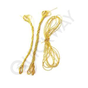 Venta al por mayor de cuerdas de lingotes ceremoniales personalizadas de tu propio estilo, alambre de lingotes de diseño Trimminf de color dorado sólido personalizado - Product Image 6