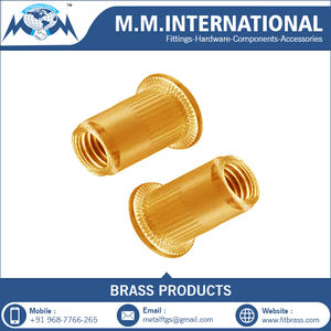 ผู้ผลิตที่มีคุณภาพสูงทองเหลือง Slotted | ตาราง | รอบคอ | โดม | Rivet | หน้าแปลน Hex ทองเหลืองถั่วมิลลิเมตรอินเตอร์เนชั่นแนลอินเดีย - Product Image 5