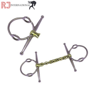 ดอกสว่านเจาะแข่งม้าทำจากสเตนเลสที่มีบิตเงินเยอรมันทนทานสำหรับการขี่ม้าขายส่ง - Product Image 4