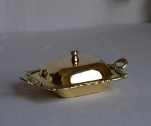 Plateau et plateaux de service carrés en laiton avec miroir Design de luxe moderne poli pour la maison et la cuisine - Product Image 3