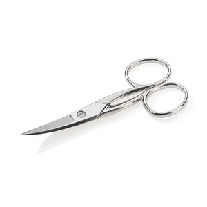 Tijeras Profesionales para Cutículas con Punta Curva para Diestros, de Acero Inoxidable Sostenible, para Manicura, Suministros para Uñas - Product Image 1