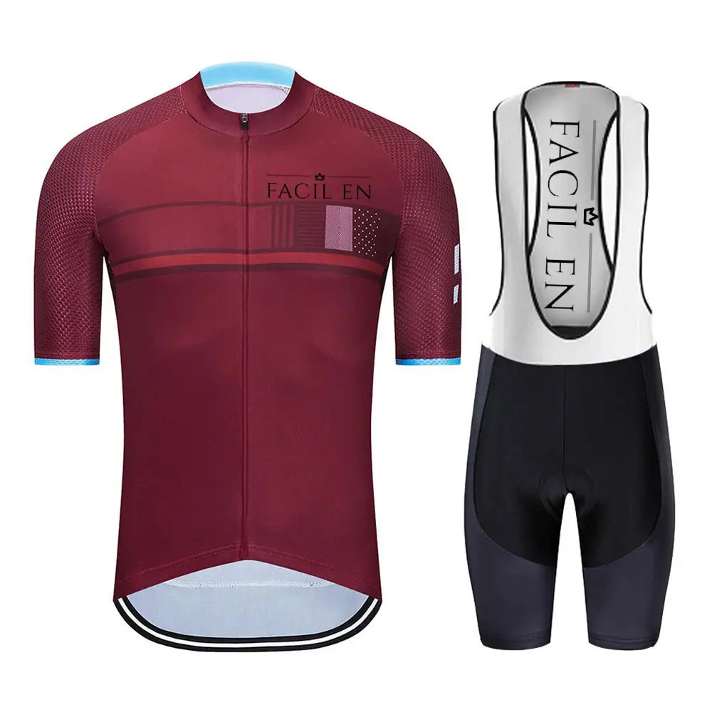 Breathable Cycling Clothing Summer Cycling Jersey Set Road Bicycle Cycling Suit for Men and Women